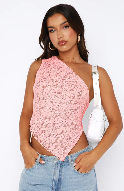 It's A Love Story Lace Top