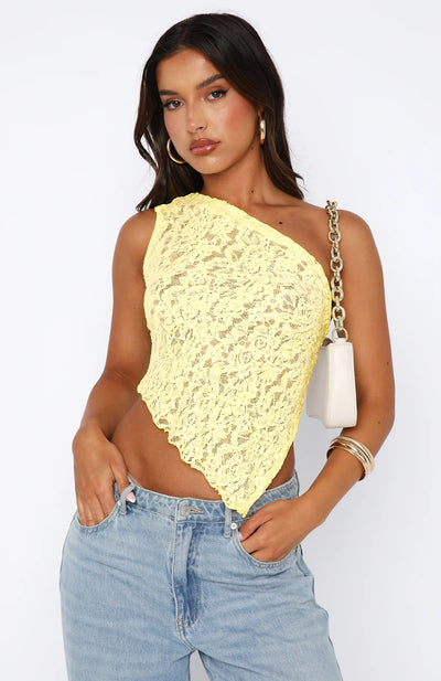 It's A Love Story Lace Top